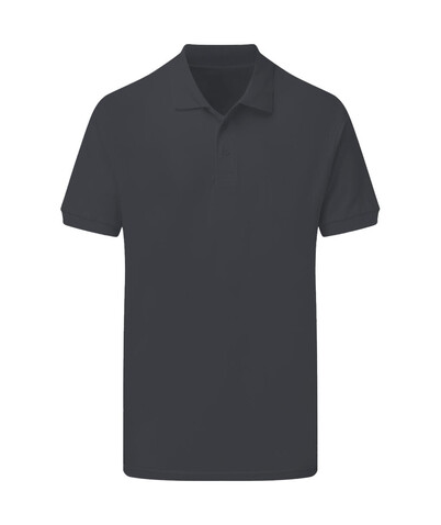 SG Cotton Polo Men, Charcoal, XL bedrucken, Art.-Nr. 549521306