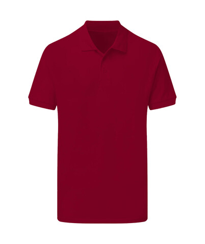 SG Cotton Polo Men, Burgundy, 3XL bedrucken, Art.-Nr. 549524488