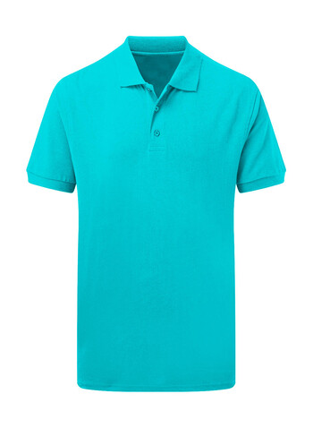 SG Cotton Polo Men, Turquoise, 2XL bedrucken, Art.-Nr. 549525367