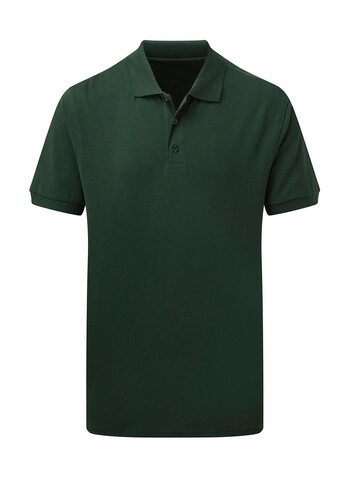 SG Cotton Polo Men, Bottle Green, S bedrucken, Art.-Nr. 549525403
