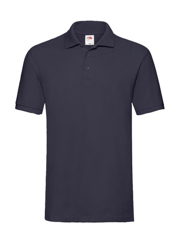 Fruit of the Loom Premium Polo, Deep Navy, M bedrucken, Art.-Nr. 551012024