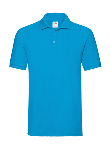 Fruit of the Loom Premium Polo, Azure Blue, L bedrucken, Art.-Nr. 551013105 Fruit of the Loom Premium Polo, Azure Blue, L bedrucken, Art.-Nr. 551013105