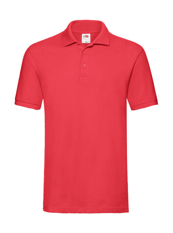Fruit of the Loom Premium Polo, Red, S bedrucken, Art.-Nr. 551014003
