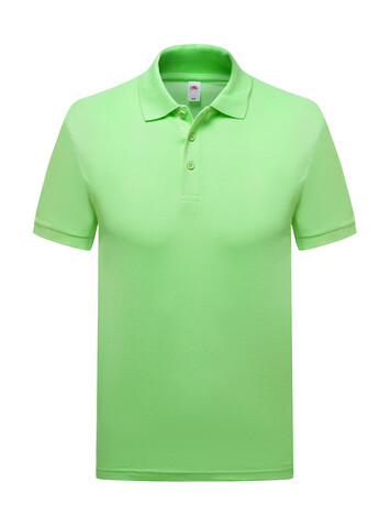 Fruit of the Loom Premium Polo, Neomint, 3XL bedrucken, Art.-Nr. 551015138