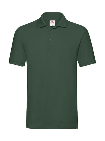 Fruit of the Loom Premium Polo, Bottle Green, S bedrucken, Art.-Nr. 551015403