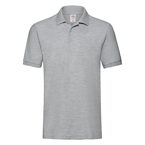 Fruit of the Loom Premium Polo, Athletic Heather, M bedrucken, Art.-Nr. 551011244