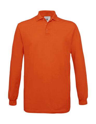 B & C Safran LSL Polo, Pumpkin Orange, M bedrucken, Art.-Nr. 554424124 B & C Safran LSL Polo, Pumpkin Orange, M bedrucken, Art.-Nr. 554424124