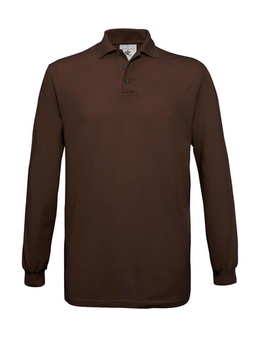 B &amp; C Safran LSL Polo, Brown, M bedrucken, Art.-Nr. 554427004