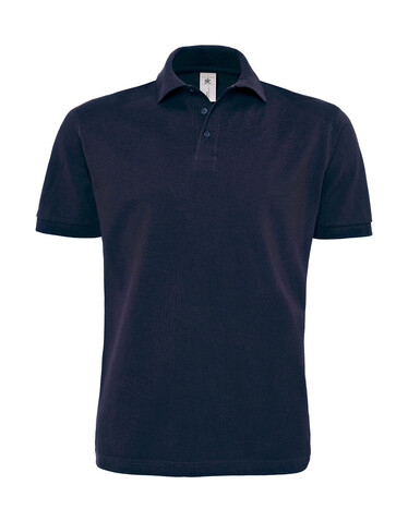B &amp; C Heavymill Piqué Polo, Navy, L bedrucken, Art.-Nr. 563422005