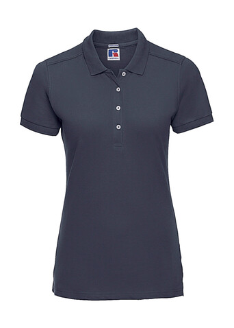 Russell Europe Ladies` Fitted Stretch Polo, French Navy, XS bedrucken, Art.-Nr. 566002012