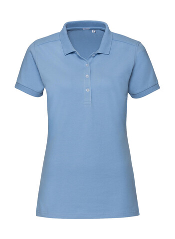 Russell Europe Ladies` Fitted Stretch Polo, Sky, L bedrucken, Art.-Nr. 566003205
