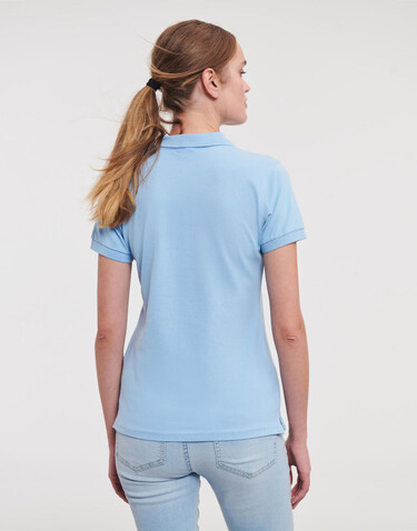 Russell Europe Ladies` Fitted Stretch Polo, French Navy, S bedrucken, Art.-Nr. 566002013 Russell Europe Ladies` Fitted Stretch Polo, French Navy, S bedrucken, Art.-Nr. 566002013