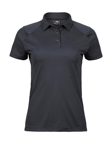 Tee Jays Ladies` Luxury Sport Polo, Dark Grey, S bedrucken, Art.-Nr. 571541283