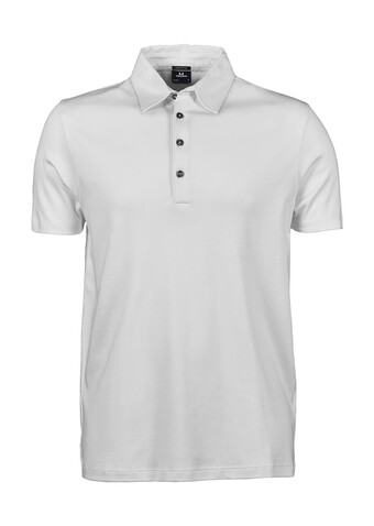 Tee Jays Pima Cotton Polo, White, S bedrucken, Art.-Nr. 586540003