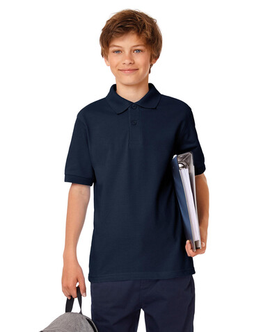 B &amp; C Safran/kids Polo, White, 9/11 (134/146) bedrucken, Art.-Nr. 588420006