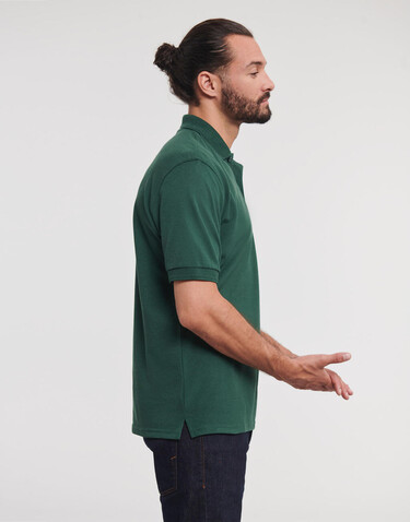 Russell Europe Hardwearing Polo - 5XL and 6XL, White, 5XL bedrucken, Art.-Nr. 598000001