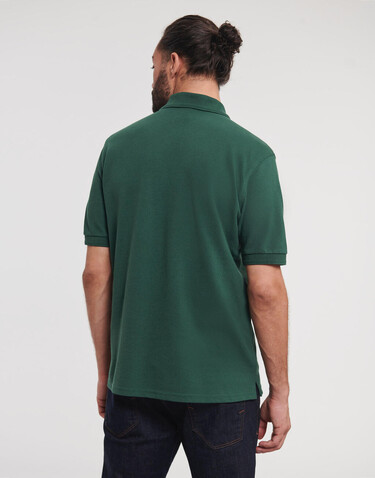 Russell Europe Hardwearing Polo - 5XL and 6XL, White, 5XL bedrucken, Art.-Nr. 598000001