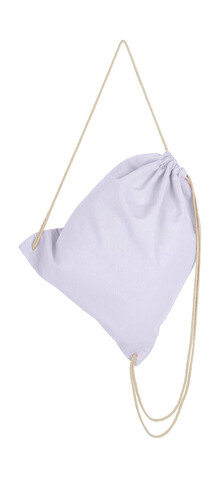 SG ACCESSORIES - BAGS Cotton Drawstring Backpack, Snowwhite, One Size bedrucken, Art.-Nr. 602570000