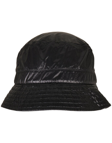 Flexfit Light Nylon Bucket Hat, Black, One Size bedrucken, Art.-Nr. 605681010