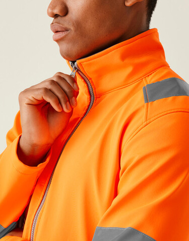 Regatta Pro Hi-Vis Ablaze Softshell, Orange, S bedrucken, Art.-Nr. 606174121