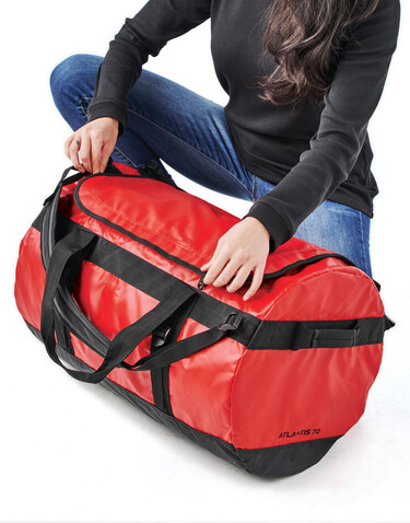 StormTech Atlantis W/P Gear Bag (Medium), Black/Black, One Size bedrucken, Art.-Nr. 606181530