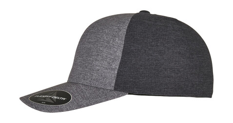 Flexfit Flexfit Delta® Carbon Cap – 2 Tone, Melange Blue/Melange Charcoal, S/M bedrucken, Art.-Nr. 606683571
