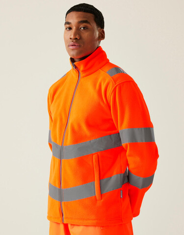 Regatta Pro Hi-Vis Thor Fleece, Orange, S bedrucken, Art.-Nr. 607174121