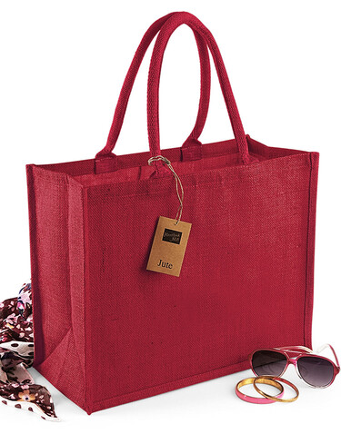 Westford Mill Classic Jute Shopper, Natural, One Size bedrucken, Art.-Nr. 607280080 Westford Mill Classic Jute Shopper, Natural, One Size bedrucken, Art.-Nr. 607280080