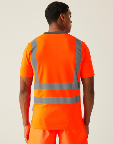 Regatta Pro Hi-Vis T-Shirt, Yellow, 2XL bedrucken, Art.-Nr. 612176015