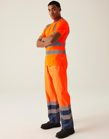Regatta Pro Hi-Vis T-Shirt, Yellow, 4XL bedrucken, Art.-Nr. 612176017