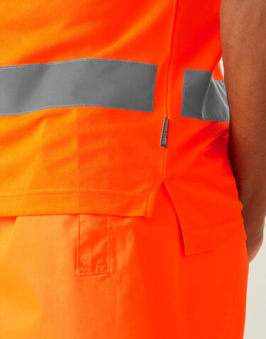 Regatta Pro Hi-Vis Polo, Yellow, M bedrucken, Art.-Nr. 613176012