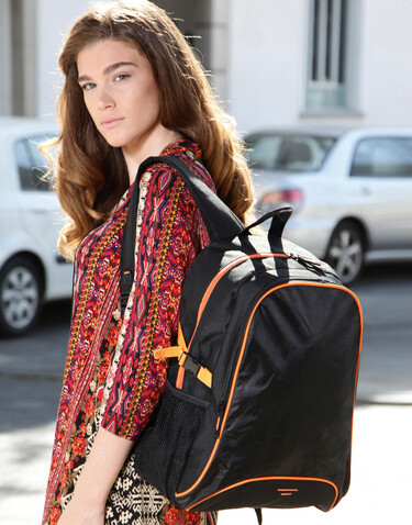 Shugon Osaka Basic Backpack, Black/Red, One Size bedrucken, Art.-Nr. 613381540