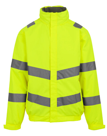 Regatta Pro Hi-Vis Dover Jacket, Yellow, XL bedrucken, Art.-Nr. 614176014