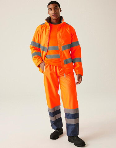 Regatta Pro Hi-Vis Dover Jacket, Orange, XL bedrucken, Art.-Nr. 614174124