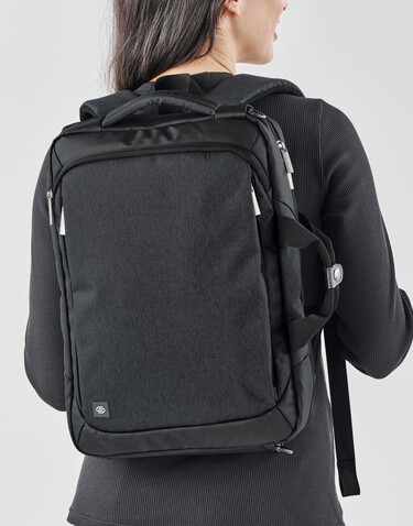 StormTech Road Warrior Computer Pack, Graphite/Black, One Size bedrucken, Art.-Nr. 614181560