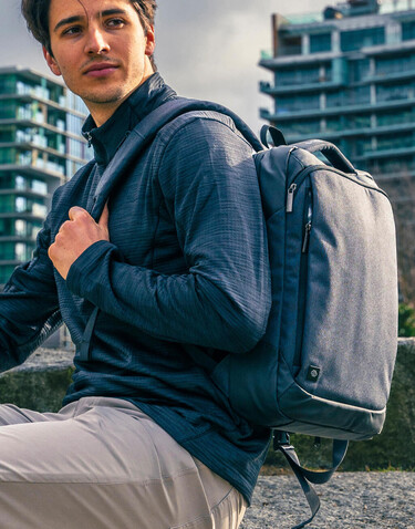 StormTech Road Warrior Computer Pack, Graphite/Black, One Size bedrucken, Art.-Nr. 614181560