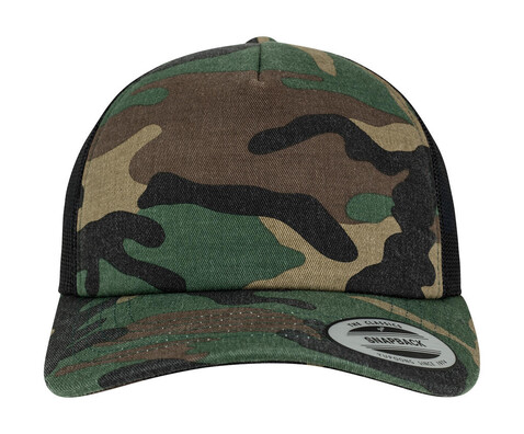 Flexfit Camo Trucker Cap, Wood Camo/Black, One Size bedrucken, Art.-Nr. 615687530 Flexfit Camo Trucker Cap, Wood Camo/Black, One Size bedrucken, Art.-Nr. 615687530