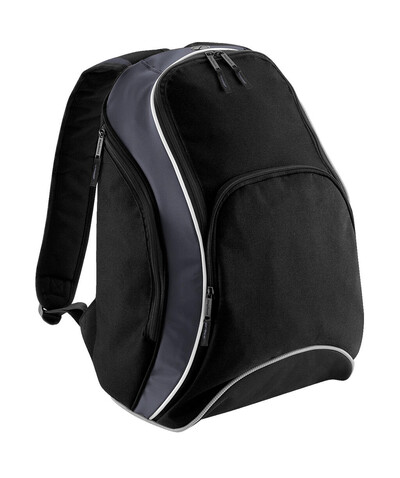 Bag Base Teamwear Backpack, Black/Graphite Grey/White, One Size bedrucken, Art.-Nr. 617291950