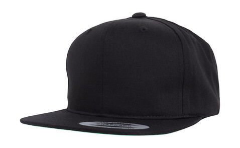 Flexfit Pro-Style Twill Snapback Youth Cap, Black, B (Ages 6-14) bedrucken, Art.-Nr. 618681012