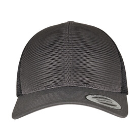 Flexfit 360° Omnimesh 2-Tone Cap, Charcoal/Black, One Size bedrucken, Art.-Nr. 619681700