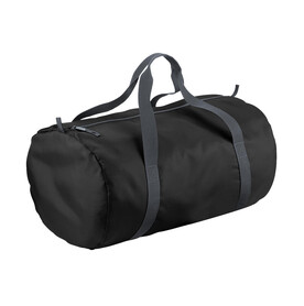 Bag Base Packaway Barrel Bag, Black, One Size bedrucken, Art.-Nr. 623291010