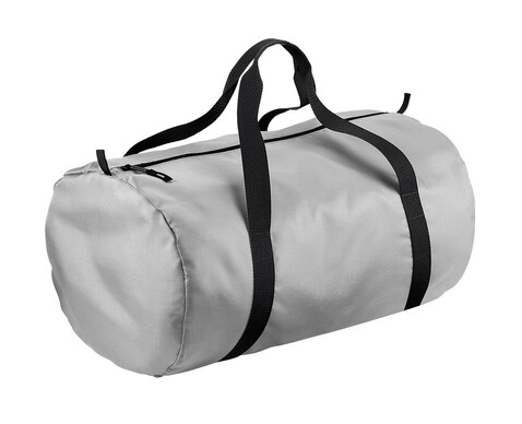 Bag Base Packaway Barrel Bag, Silver/Black, One Size bedrucken, Art.-Nr. 623297660