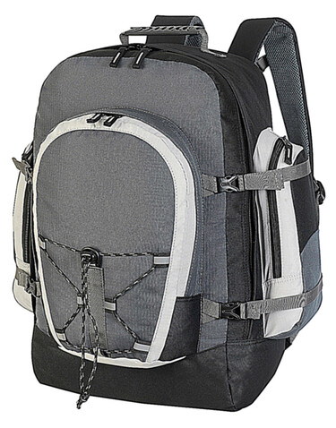 Shugon Monte Rosa Classic Travel Rucksack, Dark Gr/Black/Light Grey, One Size bedrucken, Art.-Nr. 624381980