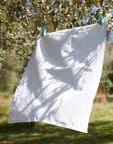 Westford Mill Tea Towel, Black, One Size bedrucken, Art.-Nr. 625281010