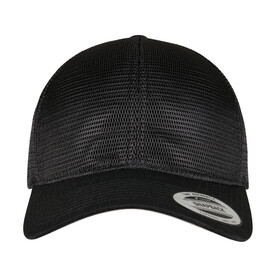 Flexfit 360° Omnimesh Cap, Black, One Size bedrucken, Art.-Nr. 625681010