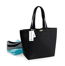 Westford Mill EarthAware™ Organic Marina Tote, Natural, One Size bedrucken, Art.-Nr. 626280080
