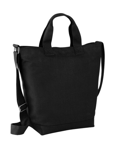Bag Base Canvas Day Bag, Black, One Size bedrucken, Art.-Nr. 626291010