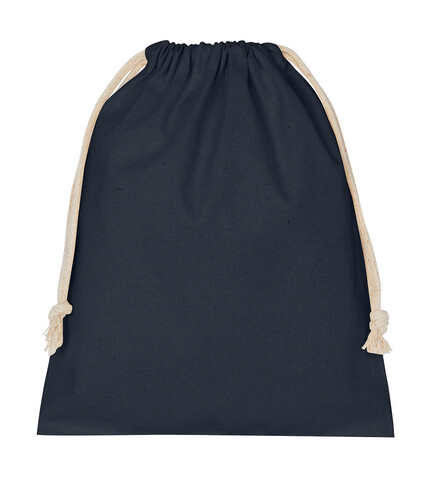 SG ACCESSORIES - BAGS Cotton Stuff Bag, Dark Blue, M (30x45) bedrucken, Art.-Nr. 626572014