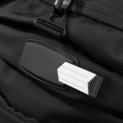 Quadra Tungsten™ Wheelie Travel Bag, Black/Dark Graphite, One Size bedrucken, Art.-Nr. 627301600