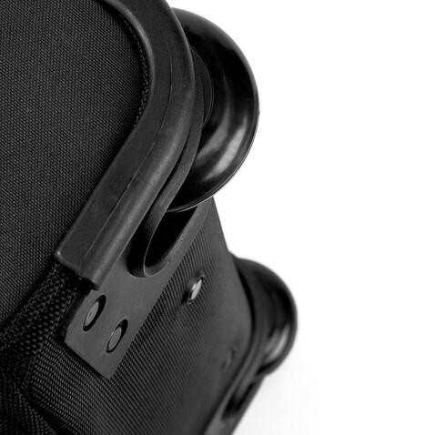 Quadra Tungsten™ Wheelie Travel Bag, Black/Dark Graphite, One Size bedrucken, Art.-Nr. 627301600
